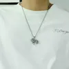 Nieuwe ins populaire modeontwerper rvs ketting hiphop stijlvolle dier tijger hanger ketting sieraden voor mannen goud zilver 60cm