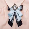 Pins broches Big Bow Diamante Multi-camada Grosgrain Bow 4 Cores Acessórios Designer Roupa Moda Vintage Jóias por Mulheres presente