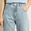 Amii minimalizm letnia jesień moda podstawowe dżinsy dżinsy przyczynowe bawełna wysoka talia prosta dżinsy na kostkę 12040693 201029