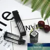 4 ml 10/30/50 pcs quadrado vazio frasco de brilho labial preto, DIY portátil labial labial tubo, maquiagem cosméticos lipgloss shell embalagem