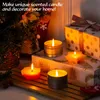 NEWSoy Wax Candle Natural Plant Eco Friendly Bougie With Scented Tinplate Cans Package Candles Pollution Free RRD13631