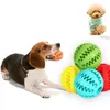 Pet Toys 5CM Dog Interactive Elasticity Ball Natural Rubber Leaking Tooth Clean Balls Cat Chew InteractiveToys