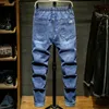 Plus storlek 7xl 8xl 9xl 10xl herr harem jeans höst mode casual elastisk midja denim byxor streetwear byxor man 201128
