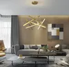 Éclairage de lustre à LED moderne pour le salon chambre à coucher de cuisine PENDANT LES CHANDELES NORDIQUES LUSIR LUMÉRAUX INDOOR LUMIÈRES9135309