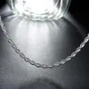 925 Sterling Silver 16/18/20/22/24 Inch 4mm Twisted Rope Chain Necklace For Women Man Fashion Wedding Charm Jewelry