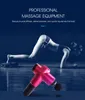 Handheld Rechargeable Portable Cordless Red Sports Body Deep Muscle Massage Gun brushless noise free deep muscle tissue percussion massager