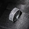 Creatieve mode ingelegd zirkoon ring bruiloft viering sieraden sieraden accessoires CX220311