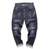 Moda- Jeans Harem Hip Hop Pantaloni da jogging da uomo Jeans Cotone elasticizzato Pantaloni larghi larghi in denim Abbigliamento da uomo Taglie forti 28-42