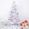 LBSISIライフプラスチックプレミアム人工クリスマスホワイトアートナビダッドクリスマスデコレーションツリー4FT / 5FT / 6FT 201204