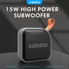 Subwoofer poderoso portátil À Prova D 'Água Smart Bluetooth Speaker Pequeno Mini Square Music Box Suporte USB, TF-Card