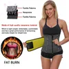 Lanfei Plus Size Women Body Shaper Slimming Belt Midja Trainer Corset Tummy Control Fett Burning Strap Neopren Bastu Svettdräkt 201222