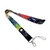 Wholesale 20pcs Cartoon Academia Lanyard buttons Phone ID Badge Holder Neck Straps Hanging Ropes Lanyards Anime Gift