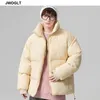 冬のジャケットメン韓国ファッションウォームオスパーカジャケットソリッド濃厚なジッパーウインドプルーフジャケットとコートマンウィンターアウトウェア5xl 201127
