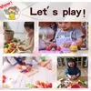 DIY Nette Holz Schneiden Obst Gemüse Pretend Spielen Spielzeug Set Küche Lebensmittel Kochen Cosplay Mädchen Kinder Kind Pädagogisches Spielzeug Geschenke LJ201009