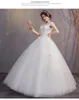 Elegante Brautkleider Plus Size Ballkleid O-Ausschnitt Flügelärmeln Spitze Applikationen Günstige Illusion Braut Kleider Vestidos De Noiva 2020