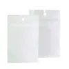 2020 joyería 10x18cm 100pcs termosellable claro mate / blanco / blanco plana bolsa de almacenamiento Bolsas de Plástico