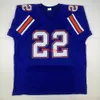 저렴한 사용자 정의 새로운 Emmitt Smith Florida Blue College Stitched Football Jersey 모든 이름 번호 추가