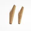 Natural Wood Clothes Hanger Wall Mounted Coat Hook Decorative Key Holder Hat Scarf Handbag Storage Bathroom Rack 220311