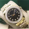 Fashion sports luxury luxury watches set with diamonds multi-color optional 40mm diameter298J