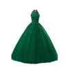 Verde Quinceanera Abiti Abito da ballo Abito in rilievo Appliques Sweet 16 Abiti Plus Size Lunga forma formale da sera Prom Gowns QC1562