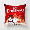 Christmas Decorations Pillowcase Santa Snowman Christmas Pillowcase Holiday Home Decoration Pillow Cushion Cover 23 Style Can Choose XD24035