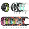 Geeignet für Huawei Watch GT / GT2, Metallschnalle, doppelfarbig, rundes Loch, Silikonarmband, Smartwatch-Gürtel, Uhrenzubehör
