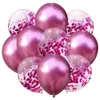 10pc lateksowy balon konfetti balony ślubne balony powietrzne kulki globos baby shower chłopiec dziewczyna z okazji urodzin Dekoracje dzieci Y2375