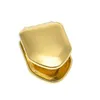 14K Vergulde Enkele Tand FANG Grill Cap Hoektanden voor Man Hip Hop Custom GRILLZ y612061511