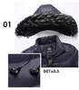 Winter Men Hooded Parka Jackets Fur Collar Brand Heren Warm Dikke Winddicht Down Jacket Verwijderbare Casual Outswear Coats 201127