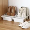 WBBooming Home Three أحذية رفوف بلاستيكية تخزين الأحذية اليابانية مربع مساحة توفير الخزائن خزائن الخزانة الإبداعية y111209b