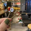 3 sztuk / zestaw Nowa Moda Kobiety Dziewczyna Metal Christmas Hair Clip Prezent Święty Mikołaj Snowman Deer Kreskówki Piękne Akcesoria do włosów