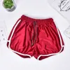 Nya körshorts Fitness Sport Solid Color Sports Wide Ben Shorts Plus Size Women Shorts Loose Workout S5XL T200601