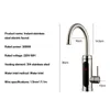 TINTON LIFE Electric Water Heater Temperature Display Kitchen Tankless Instant Hot Water Faucet 3000W FY7404