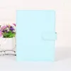 A6 8 Colors Creative Waterproof Macarons Binder Hand Ledger Notebook Shell Loose-leaf Notepad Diary Stationery Cover School Office Supplies FY7450 ss0117