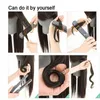 QJZ13055 1P XI. Rocks Clip Hair Extensions Syntetyczne kolory przedłużenia proste klipsy Ins odporne na ciepło włosy 2101084944944