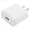 Enstaka USB-laddare 2A C Travel US Plug Adapter Portable Mobiltelefon Väggladdare för Samsung Xiaomi 100PCS