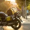 ROCKBROS 60L Bike Bag Waterproof Big Capacity Reflective Strip Wear-resistant Motorcycle Travel Pannier Bags
