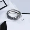 Women Men Snake Finger Ring with Stamp Animal Snake Ring for Gift Party High Quality Jewelry Accessories