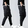 Hip Hop Men Pantalones Hombre High Street Kpop Casual Cargo Pants Many Pockets Joggers Modis Streetwear Trousers Harajuku For Men6473693