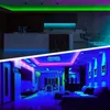 Bluetooth LED Strip Lights RGB Light Kit 16.4ft 32.8ft 150LED SMD5050 Waterproof Music Sync Color Changing