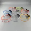 Accessoires de costume Neon EL Lunettes Glowing EL Wire Party Lunettes Clignotant LED Lunettes de soleil Lumineux Rave Costume Lunettes De Mariage Anniversaire Dec