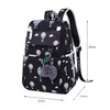 FengDong sacs d'école pour adolescentes étanche sac à dos scolaire usb bookbag enfants sac à dos enfant sac pour ordinateur portable goutte LJ201225