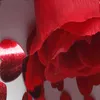 Personalizado Mural Wallpaper simples moderno Rose Red Romantic Flowers Recados Foto Pintura casamento Casa Sala Home Decor Afrescos