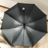 Nouveau parapluie noir classique pliant pour femmes, parapluie d'été pliable à la mode, parapluie de pluie, cadeau VIP avec étui en PU, emballage cadeau