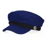 Szerokie brzegowe czapki 2021 moda zima dla kobiet wełny francuski wełna piekarza hat chłodna baseball czapka czarna wizje gorras casquette1