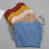 Bygouby Femmes Basic Pull Basic Spring Spring Chic Mince Mine Jump Pull Soft Pull Top Jersey Mujer Invierno 201221