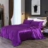 Washed Silk Four-Piece Silky Nude Sleeping Mulberry Silk Quilt Satin Quilt Cover Bed Sheet Pillowcase Lce Silk Bedding Suits