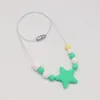 Star gutta percha Necklace baby molar gum environmental protection glue food chain