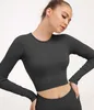 Women's Sexy 2 Pieces Yoga Set Seamless Long Sleeve Quick Dry Outfits Sport Bra Crop Tops Tank Skinny Push Up Hip Long Leggings