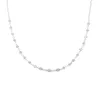 Ketten 2021 Top Qualität Fein 925 Sterling Silber Zarte Kleine Tropfenform Funkelnde CZ Choker Elegante Hochzeitsgeschenk Frauen nec261d